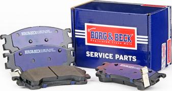 Borg & Beck BBP1750 - Гальмівні колодки, дискові гальма autocars.com.ua