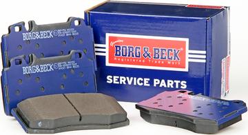 Borg & Beck BBP1756 - Тормозные колодки, дисковые, комплект avtokuzovplus.com.ua