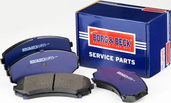 Borg & Beck BBP1757 - Тормозные колодки, дисковые, комплект autodnr.net