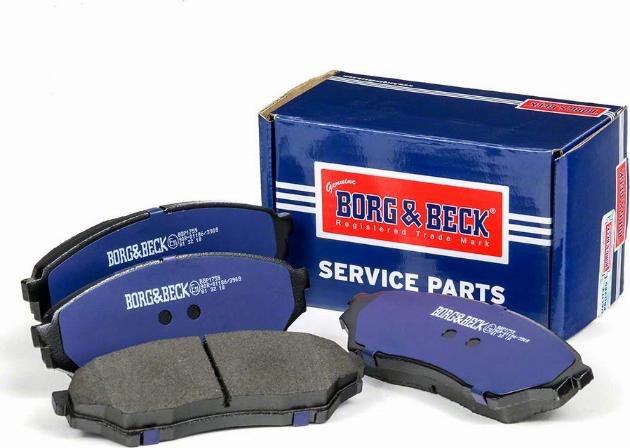 Borg & Beck BBP1759 - Гальмівні колодки, дискові гальма autocars.com.ua