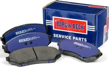 Borg & Beck BBP1759 - Тормозные колодки, дисковые, комплект avtokuzovplus.com.ua