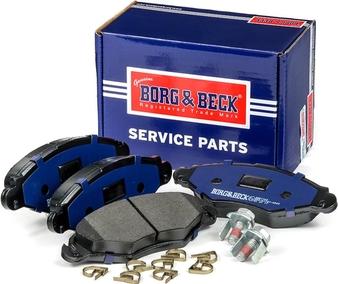 Borg & Beck BBP1762 - Гальмівні колодки, дискові гальма autocars.com.ua