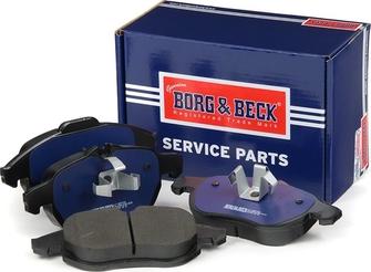 Borg & Beck BBP1765 - Тормозные колодки, дисковые, комплект autodnr.net