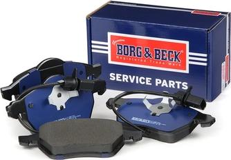 Borg & Beck BBP1766 - Тормозные колодки, дисковые, комплект avtokuzovplus.com.ua