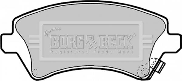 Borg & Beck BBP1769 - Тормозные колодки, дисковые, комплект avtokuzovplus.com.ua