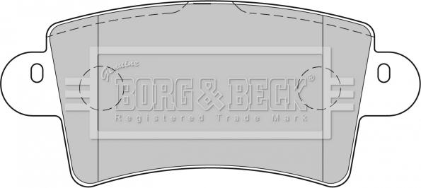 Borg & Beck BBP1773 - Тормозные колодки, дисковые, комплект avtokuzovplus.com.ua