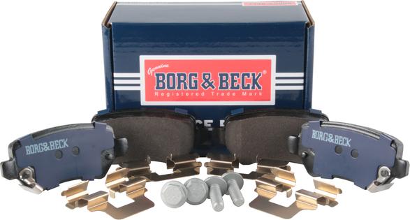 Borg & Beck BBP1777 - Тормозные колодки, дисковые, комплект avtokuzovplus.com.ua
