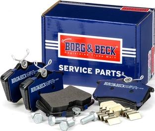 Borg & Beck BBP1778 - Тормозные колодки, дисковые, комплект avtokuzovplus.com.ua