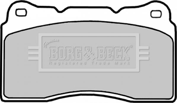 Borg & Beck BBP1784 - Гальмівні колодки, дискові гальма autocars.com.ua