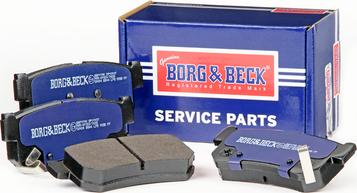 Borg & Beck BBP1790 - Тормозные колодки, дисковые, комплект avtokuzovplus.com.ua