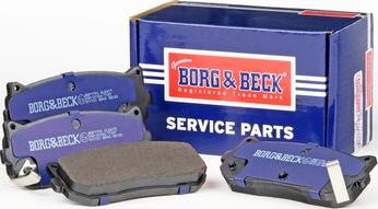 Borg & Beck BBP1793 - Гальмівні колодки, дискові гальма autocars.com.ua