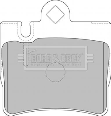 Borg & Beck BBP1797 - Гальмівні колодки, дискові гальма autocars.com.ua