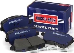 Borg & Beck BBP1807 - Тормозные колодки, дисковые, комплект autodnr.net