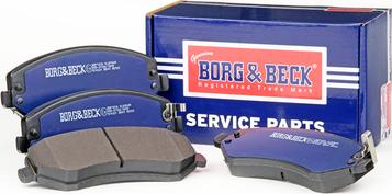 Borg & Beck BBP1830 - Тормозные колодки, дисковые, комплект avtokuzovplus.com.ua