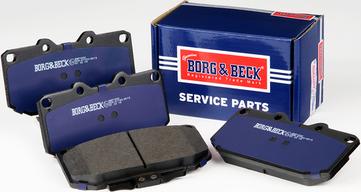 Borg & Beck BBP1832 - Тормозные колодки, дисковые, комплект avtokuzovplus.com.ua