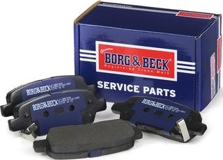 Borg & Beck BBP1839 - Тормозные колодки, дисковые, комплект autodnr.net