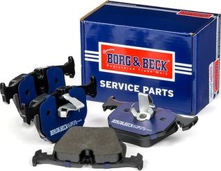 Borg & Beck BBP1844 - Гальмівні колодки, дискові гальма autocars.com.ua