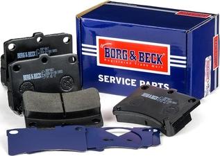 Borg & Beck BBP1847 - Тормозные колодки, дисковые, комплект avtokuzovplus.com.ua