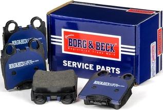 Borg & Beck BBP1849 - Гальмівні колодки, дискові гальма autocars.com.ua