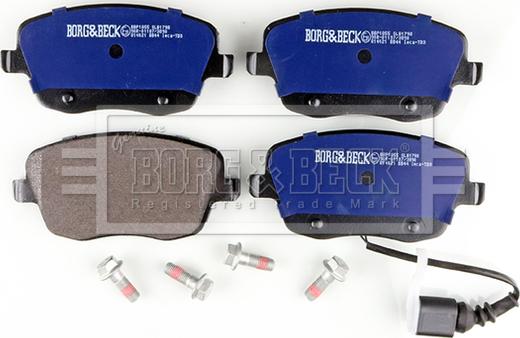 Borg & Beck BBP1855 - Тормозные колодки, дисковые, комплект autodnr.net