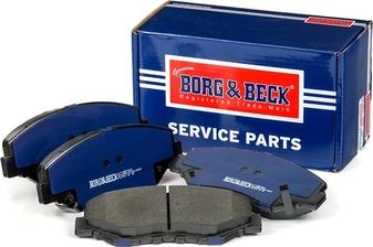 Borg & Beck BBP1860 - Тормозные колодки, дисковые, комплект avtokuzovplus.com.ua