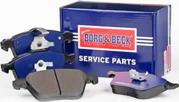 Borg & Beck BBP1861 - Тормозные колодки, дисковые, комплект autodnr.net