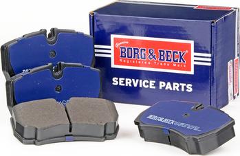 Borg & Beck BBP1863 - Гальмівні колодки, дискові гальма autocars.com.ua