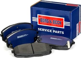 Borg & Beck BBP1868 - Гальмівні колодки, дискові гальма autocars.com.ua