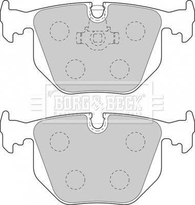 Borg & Beck BBP1871 - Тормозные колодки, дисковые, комплект avtokuzovplus.com.ua