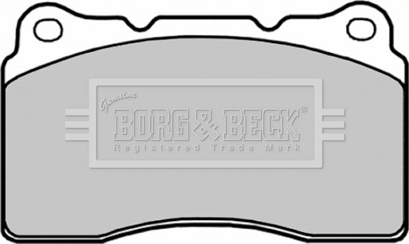 Borg & Beck BBP1873 - Гальмівні колодки, дискові гальма autocars.com.ua