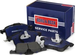 Borg & Beck BBP1875 - Тормозные колодки, дисковые, комплект avtokuzovplus.com.ua