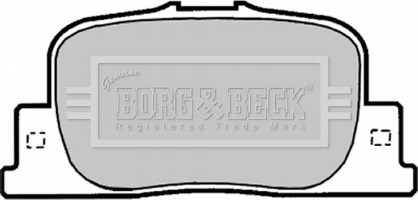 Borg & Beck BBP1878 - Гальмівні колодки, дискові гальма autocars.com.ua