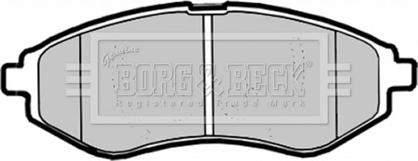 Borg & Beck BBP1879 - Тормозные колодки, дисковые, комплект avtokuzovplus.com.ua