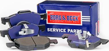 Borg & Beck BBP1883 - Тормозные колодки, дисковые, комплект avtokuzovplus.com.ua