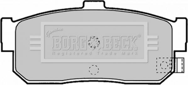 Borg & Beck BBP1895 - Тормозные колодки, дисковые, комплект avtokuzovplus.com.ua