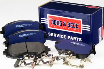 Borg & Beck BBP1905 - Гальмівні колодки, дискові гальма autocars.com.ua