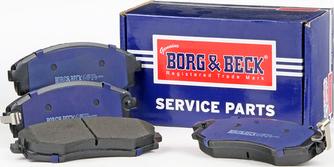 Borg & Beck BBP1913 - Тормозные колодки, дисковые, комплект avtokuzovplus.com.ua