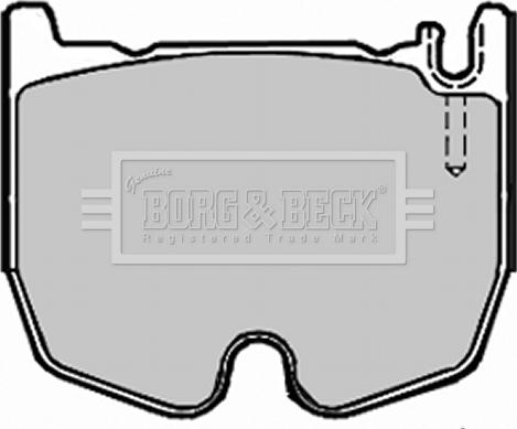 Borg & Beck BBP1919 - Гальмівні колодки, дискові гальма autocars.com.ua
