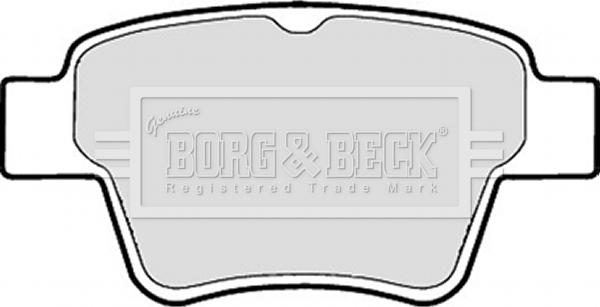 Borg & Beck BBP1920 - Гальмівні колодки, дискові гальма autocars.com.ua