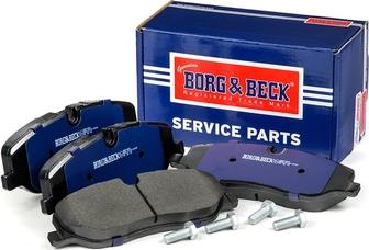 Borg & Beck BBP1929 - Гальмівні колодки, дискові гальма autocars.com.ua