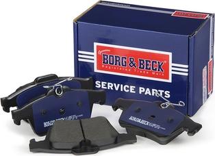 Borg & Beck BBP1931 - Гальмівні колодки, дискові гальма autocars.com.ua