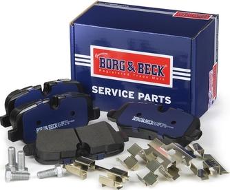 Borg & Beck BBP1941 - Гальмівні колодки, дискові гальма autocars.com.ua