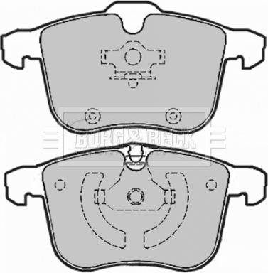 Borg & Beck BBP1942 - Гальмівні колодки, дискові гальма autocars.com.ua