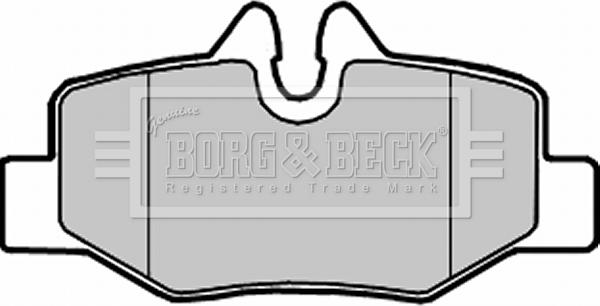 Borg & Beck BBP1958 - Тормозные колодки, дисковые, комплект avtokuzovplus.com.ua