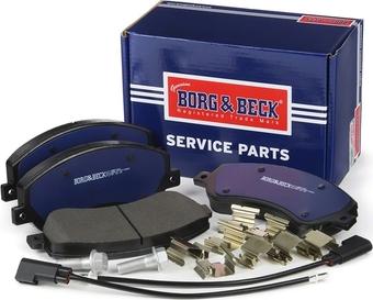 Borg & Beck BBP1964 - Гальмівні колодки, дискові гальма autocars.com.ua