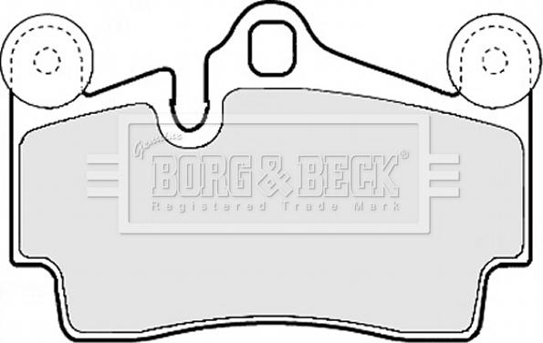 Borg & Beck BBP1972 - Тормозные колодки, дисковые, комплект avtokuzovplus.com.ua