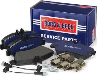 Borg & Beck BBP1975 - Тормозные колодки, дисковые, комплект autodnr.net