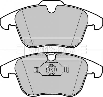 Borg & Beck BBP1981 - Тормозные колодки, дисковые, комплект avtokuzovplus.com.ua