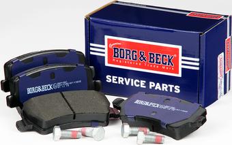 Borg & Beck BBP1982 - Гальмівні колодки, дискові гальма autocars.com.ua