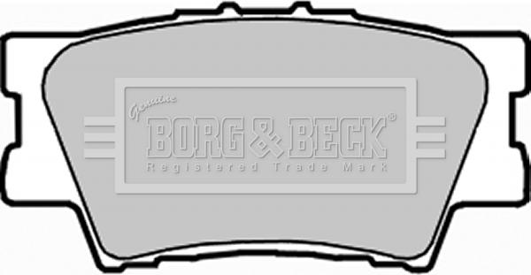 Borg & Beck BBP1990 - Тормозные колодки, дисковые, комплект avtokuzovplus.com.ua